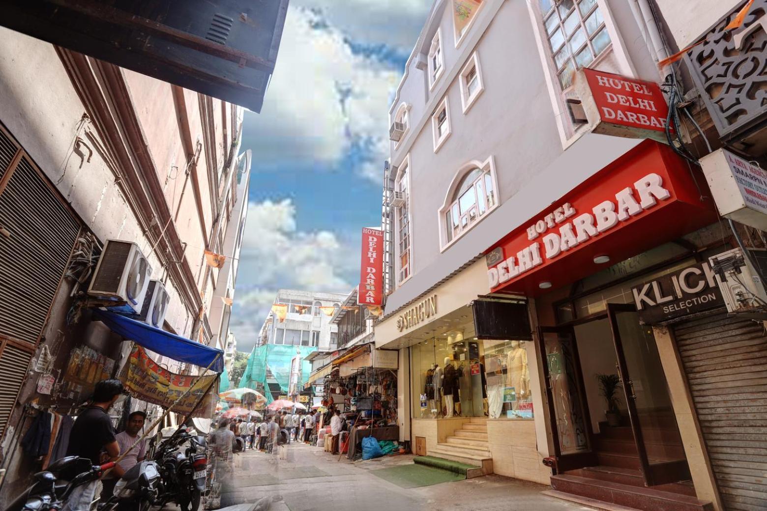 Hotel Delhi Darbar Eksteriør billede